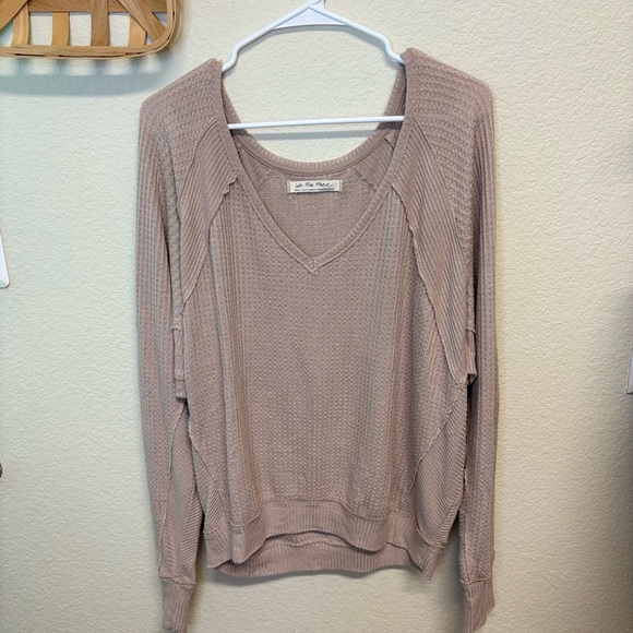 NWOT FREE PEOPLE SANTA CLARA THERMAL RT $68 - Picture 2 of 4